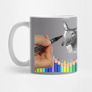 color,pencil Mug